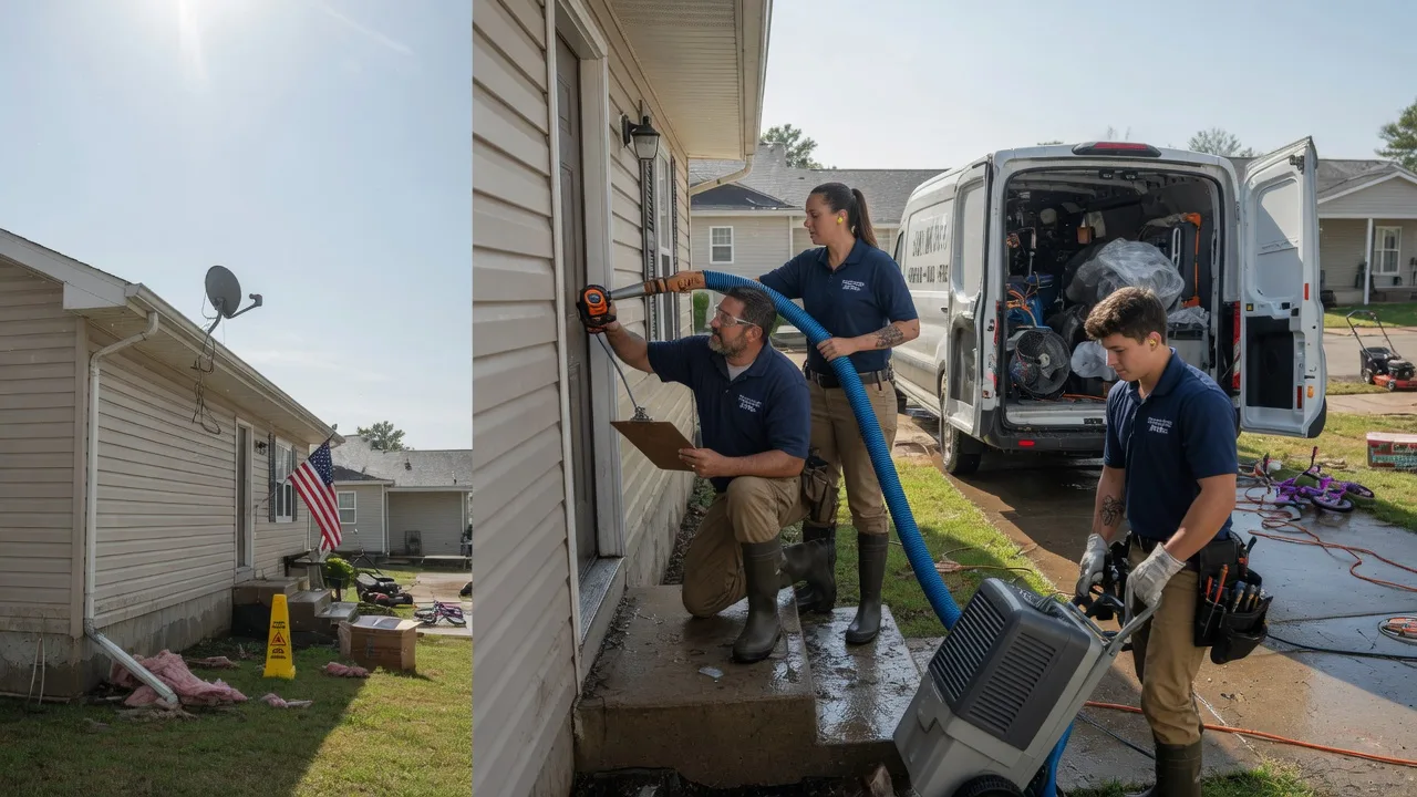 Ceiling Water Damage Restoration in Zaleski, OH near me